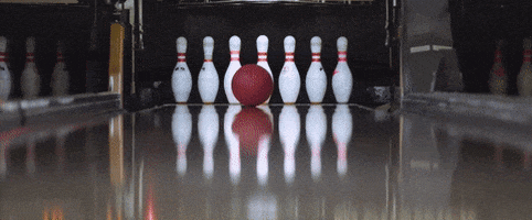 A bowl and a strike.
